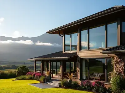 Mountain view home windows