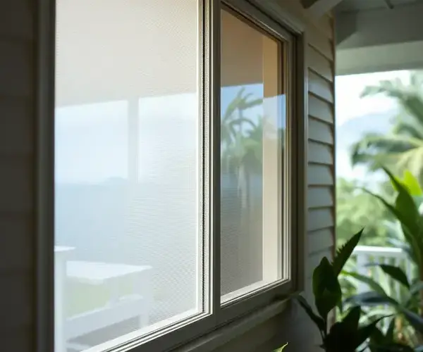 Window screen cleaning and repair