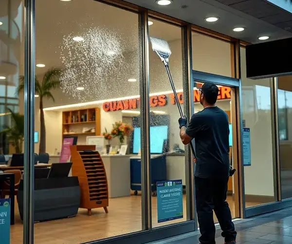 Commercial window cleaning